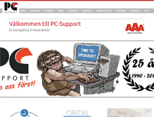 Tablet Screenshot of pcsupport.nu